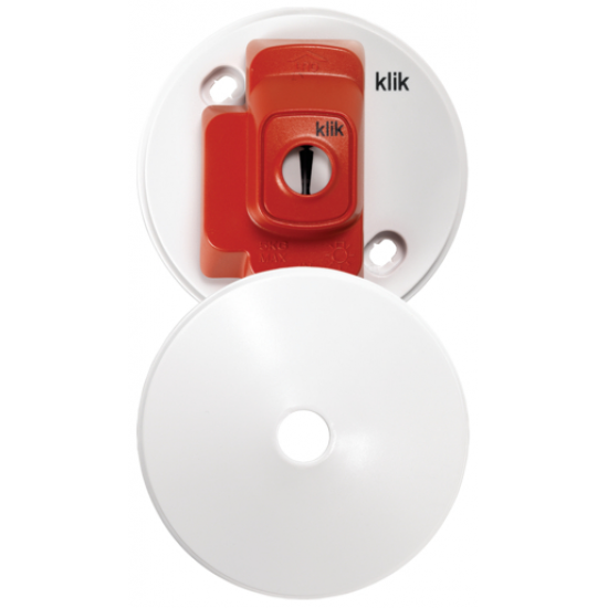Hager Klik Ceiling Rose 4pin 6 Amp