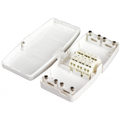 Hager Ashley 32a 3 Terminal Maintenance free Junction box white