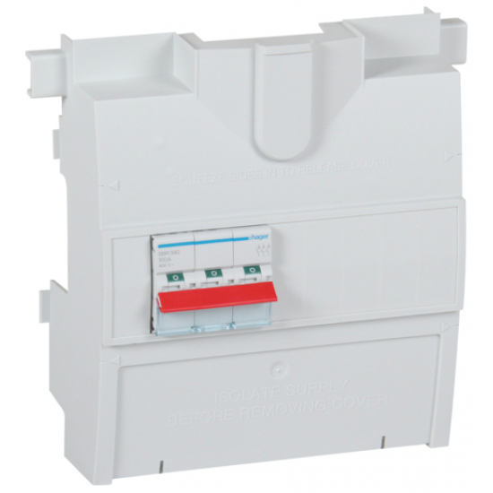 Hager JK11003S 100A 3 Phase Switch Disconnector