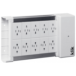Hager KLDS10 Klik Distribution Box 10 Outlet