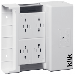Hager KLDS4 Klik Distribution Box 4 Outlet