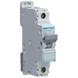 Hager 16A Single Pole MCB 10kA C Type