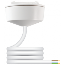 Hager Klik PCR2000/2.0 Ceiling Rose 3Pin 6 Amp 2 meter lead