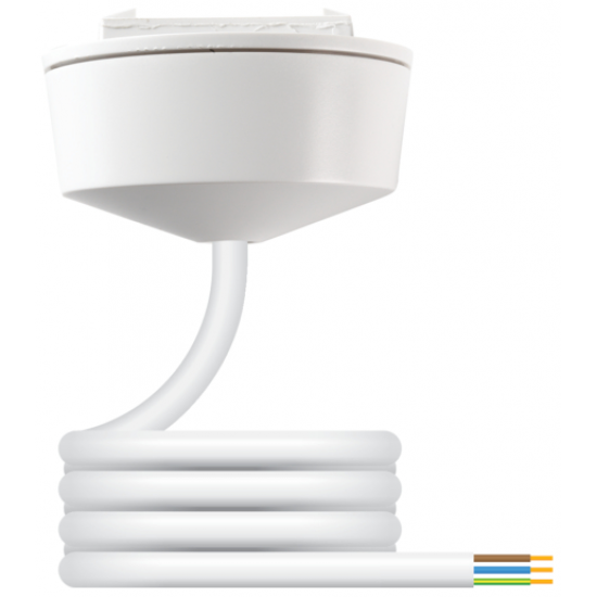 Hager Klik PCR2000-LSF-3.0 3 Pin ceiling rose 6 Amp 3 meter lead