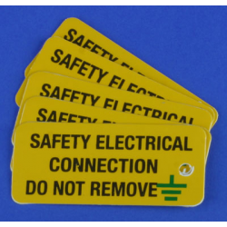 SAFE ELECTRICAL CONNECTION LABEL