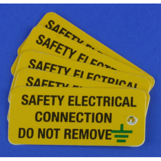 SAFE ELECTRICAL CONNECTION LABEL
