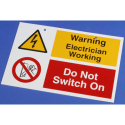 DO NOT SWITCH ON ELECTRICIAN