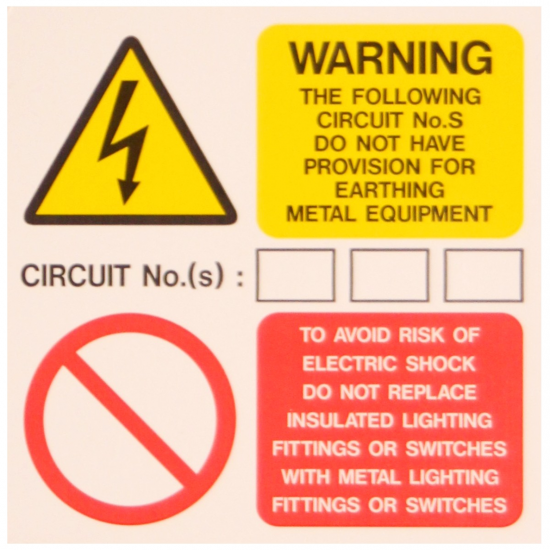 Ind Signs IS7910SA Erth Prov Label Pk=10