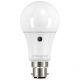 Integral LED GLS 8W Warm White BC Dusk To Dawn Sensor Light bulb