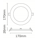 JCC 10W Skydisc 5700k downlight JC73404