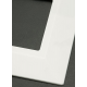 Jeani 450W White Square Single Socket Finger Plate