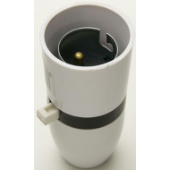 PVC Bulbholder BC 13mm Pushbar