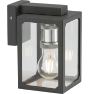 ML Knightsbridge Wall Lantern LANTBK Black IP23 40W Max LED E27 (ES) 