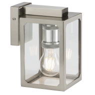 ML Knightsbridge Wall Lantern LANTSS in Brushed Chrome IP23 40W Max LED E27 (ES) 