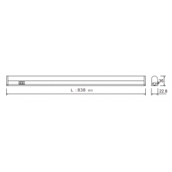 Knightsbridge UCLED13 230V 13W LED Under Cupboard Cabinet