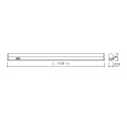 Knightsbridge UCLED18CW 230V 18W LED Under Cupboard Cabinet