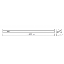 Knightsbridge UCLED4CW 230V 4W LED Under Cupboard cabinet