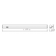 Knightsbridge UCLED4CW 230V 4W LED Under Cupboard cabinet