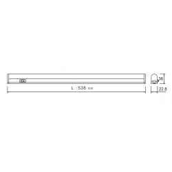Knightsbridge UCLED9CW 230V 9W LED Under Cupboard cabinet