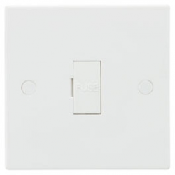 ML SN6000-3A 3 Amp Fused Spur Switched in White