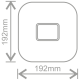 Kosnic 2D 4 Pin LED CCT Switchable