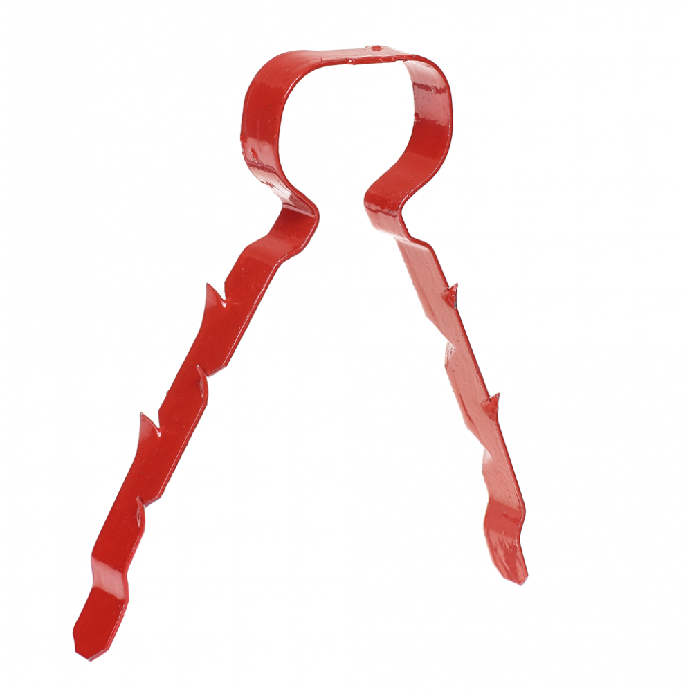 Linian Fire Cable Clip Double Red 6-8mm