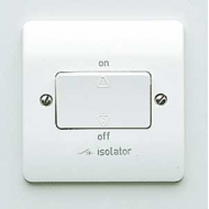 MK K4857Whi 10 Amp 3 Pole Fan Isolator Switch