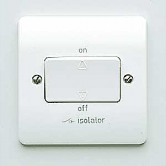 MK K4857Whi 10 Amp 3 Pole Fan Isolator Switch