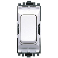 MK K4882Whi 10A SP 2 Way Grid Switch