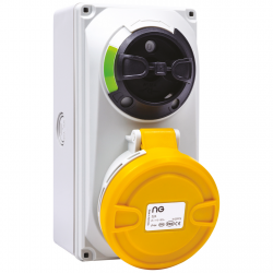 Niglon 16101 Socket 2P+E IP44 16A 110V