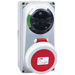 Niglon 16159 Socket 3P+E+N IP66 16A 415V