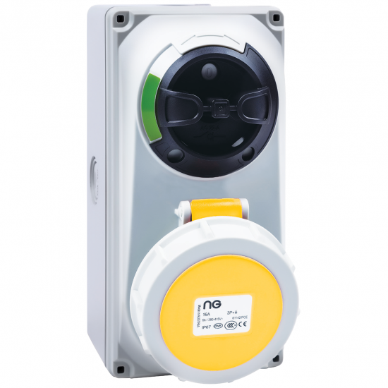 Niglon 16163 Socket 2P+E IP66 32A 110V