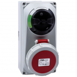 Niglon 16171 Socket 3P+E+N IP66 32A 415V