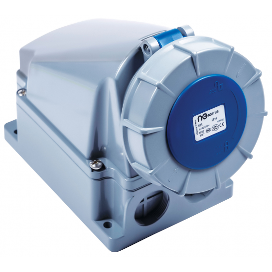 Niglon 17178 Socket 2P+E IP67 63A 240V