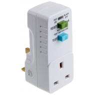 Niglon AD13RCD RCD 13A 30mA safety Adaptor plug 