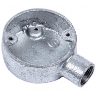 Metal Conduit End Box 20mm Galv