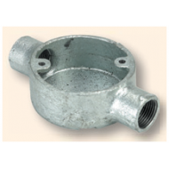 Metal Conduit Through Box 20mm Galv