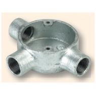 Metal Conduit Tee Box 20mm Galv