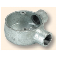 Metal Conduit Angle Box 20mm Galv