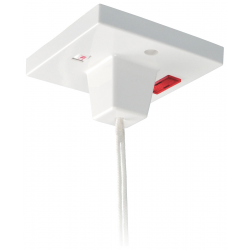 Niglon 45 Amp Shower Ceiling Pullcord Double Pole with Neon CS45DPN