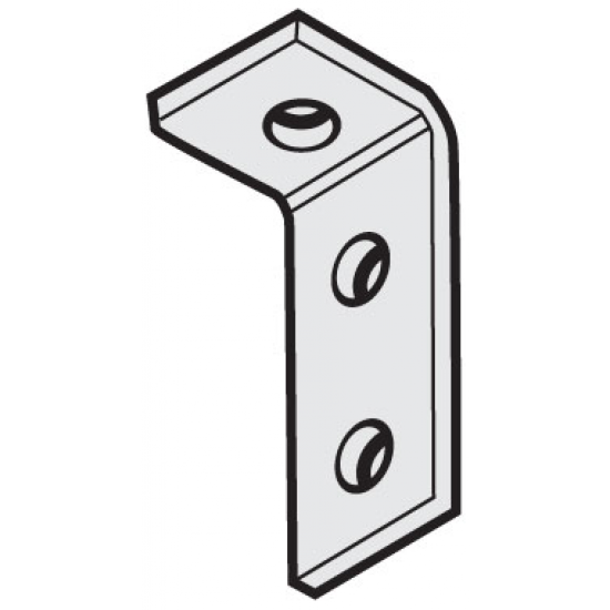 90o Bracket 2+1 Hole 43x100mm