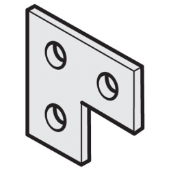 Unistrut flat L bracket