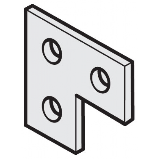 Unistrut flat L bracket