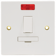 Niglon FS13DPN 13 Amp Switched Fused Spur with Neon Double Pole