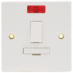 Niglon FS13DPN 13 Amp Switched Fused Spur with Neon Double Pole