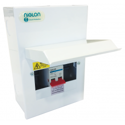 6 Module 4 Way Metal Consumer Unit 100A