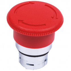 Red Push Button Mushroom Head