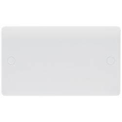 Niglon NBP2 Twin Blank Plate White