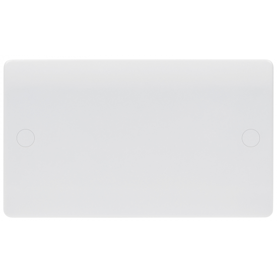 Niglon NBP2 Twin Blank Plate White