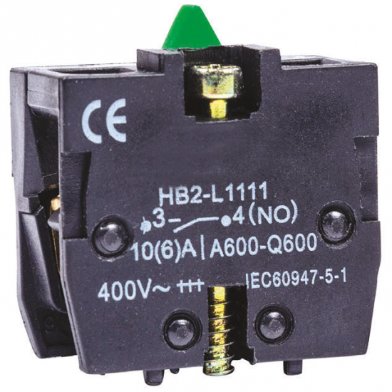 Niglon PA-CB1NO Actuator Con/Blk 1N/O
